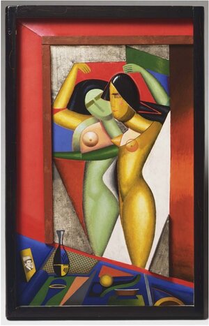 Im_Boudoir__vor_dem_Spiegel___Alexander_Archipenko__1915__OEl__Gouache__Graphit__Fotografie__Metal_und_Holz_auf_Holz__45_7_x_30_5_cm__Philadelphia_Museum_of_art_.jpeg